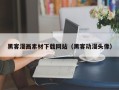 广汉黑客漫画素材下载网站（黑客动漫头像）